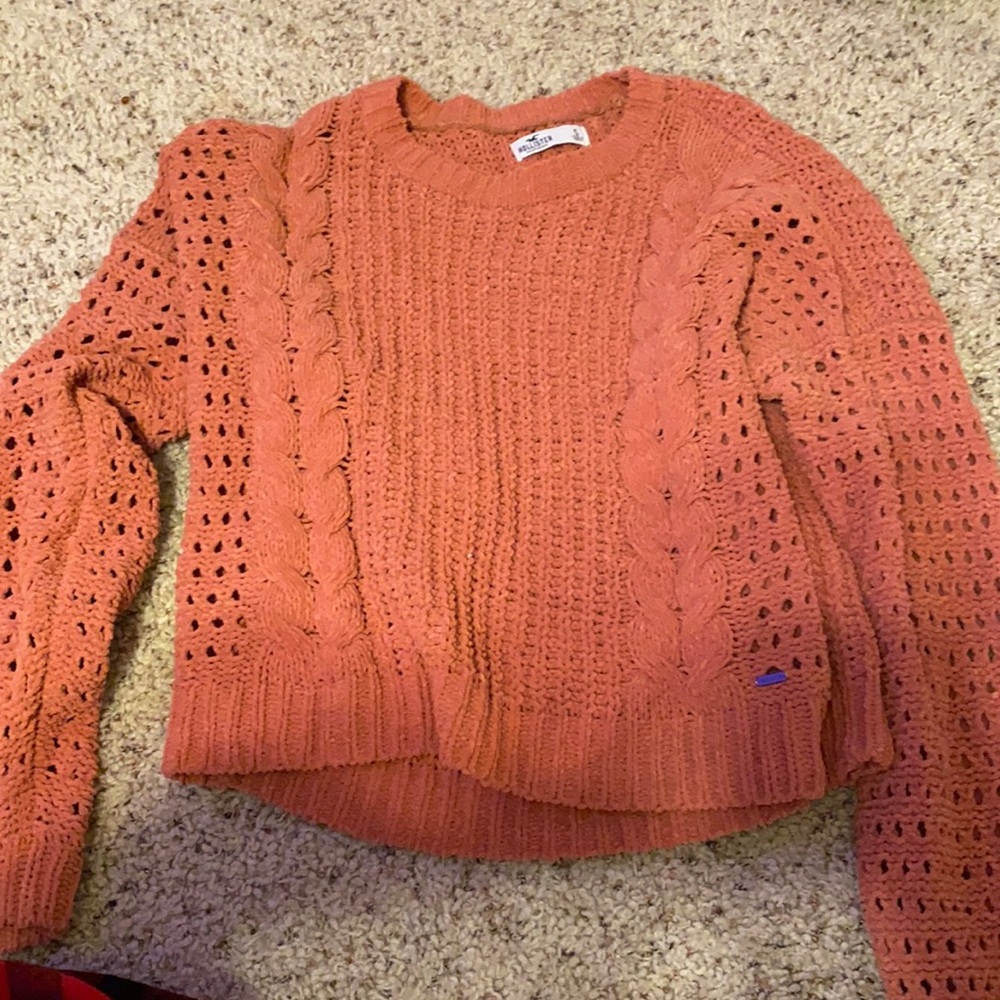 blush pink sweater